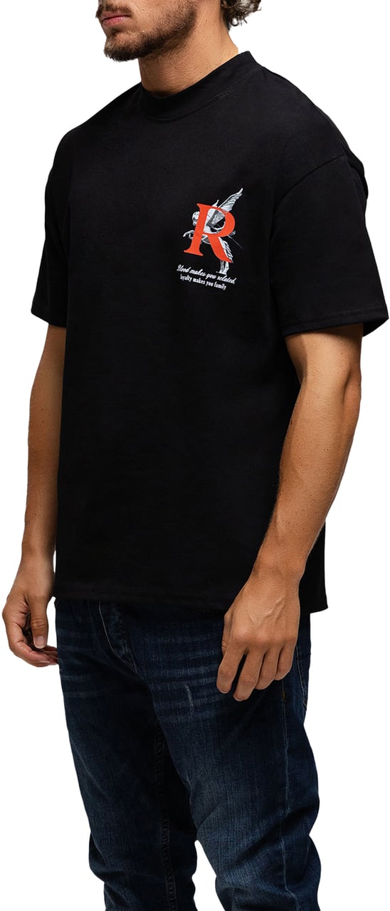 Richesse ARTEMIS T-SHIRT BLACK RED Rood