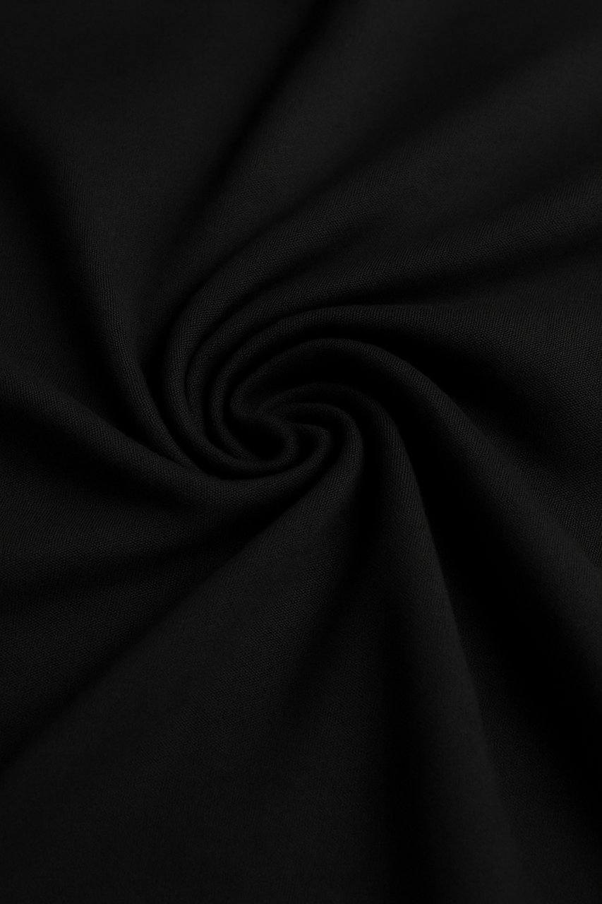 Richesse CLASSIC COTTON T-SHIRT BLACK Zwart