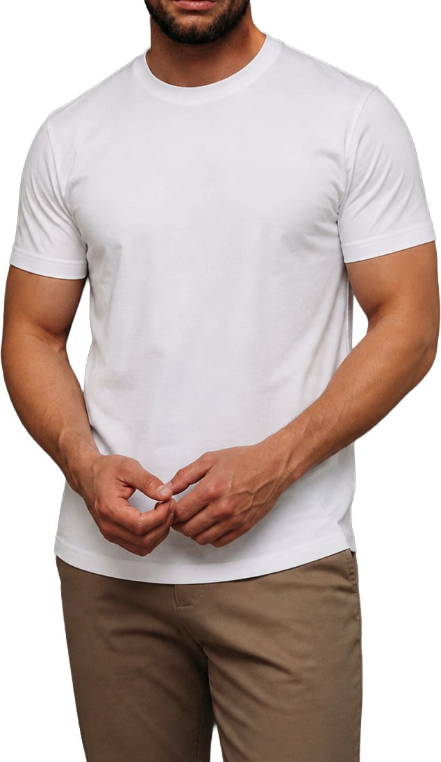Richesse CLASSIC COTTON T-SHIRT WHITE Wit