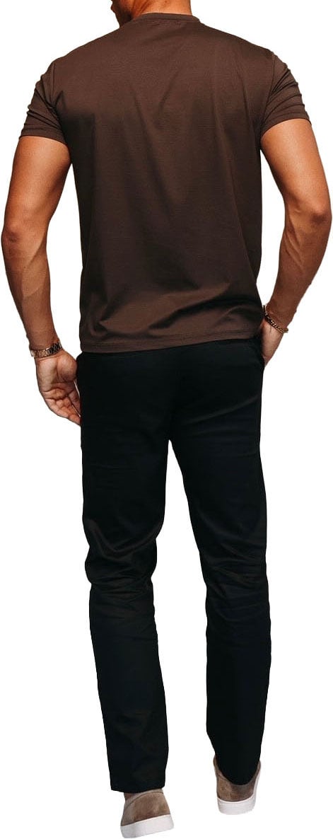 Richesse SHINY ESSENTIAL SHIRT DEEP BROWN Divers