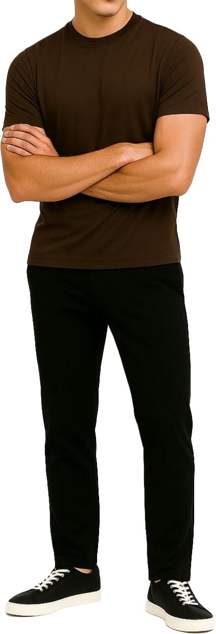 Richesse SHINY ESSENTIAL SHIRT DEEP BROWN Divers