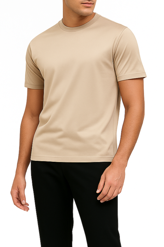 Richesse ESSENTIAL MATTE SHIRT LIGHT BEIGE Beige