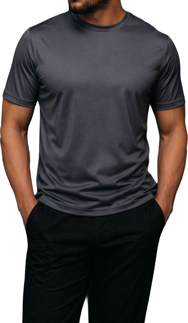 Richesse SHINY ESSENTIAL SHIRT GREY Grijs