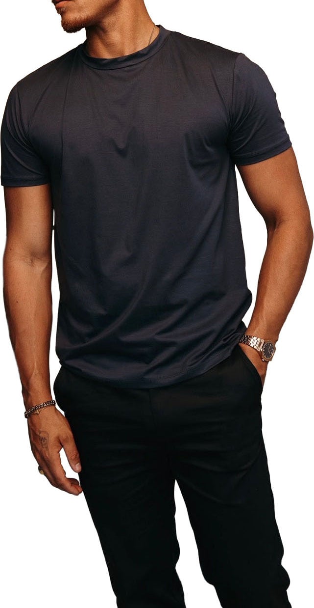 Richesse SHINY ESSENTIAL SHIRT GREY Grijs