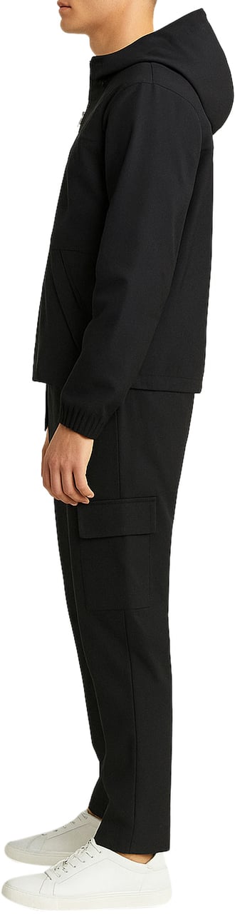 Richesse Essential Tech Tracksuit Black Zwart