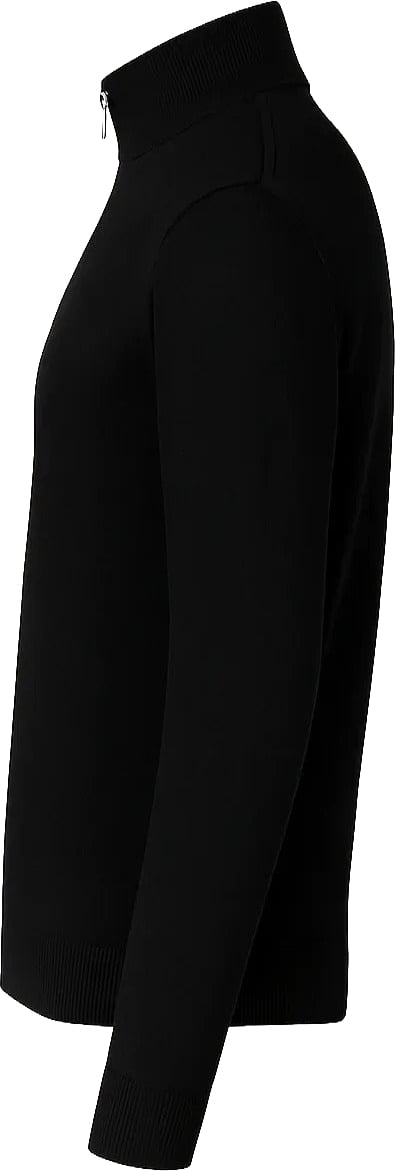 Richesse Knitted Zipper Black Zwart
