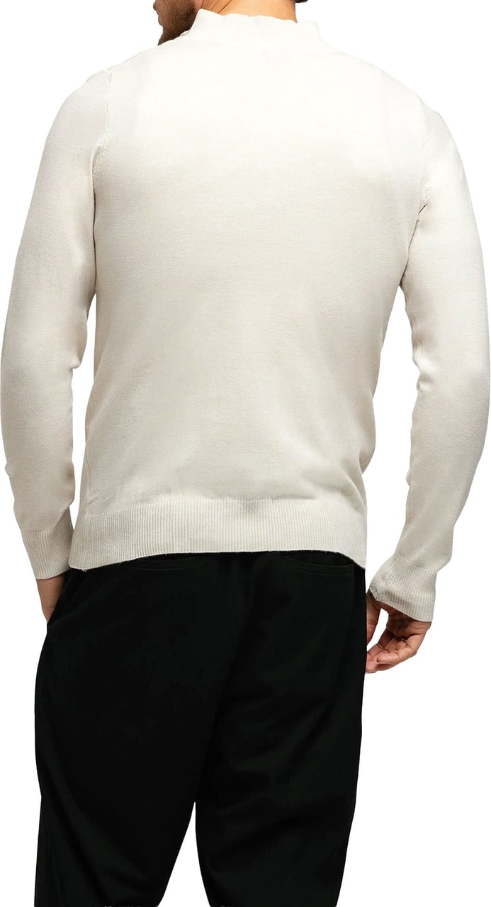 Richesse Knitted Zipper Soft Sand Beige