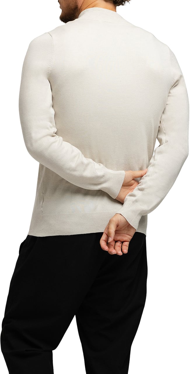 Richesse KNITTED ZIPPER VEST SOFT SAND Divers