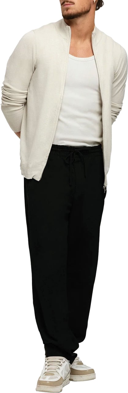 Richesse KNITTED ZIPPER VEST SOFT SAND Divers