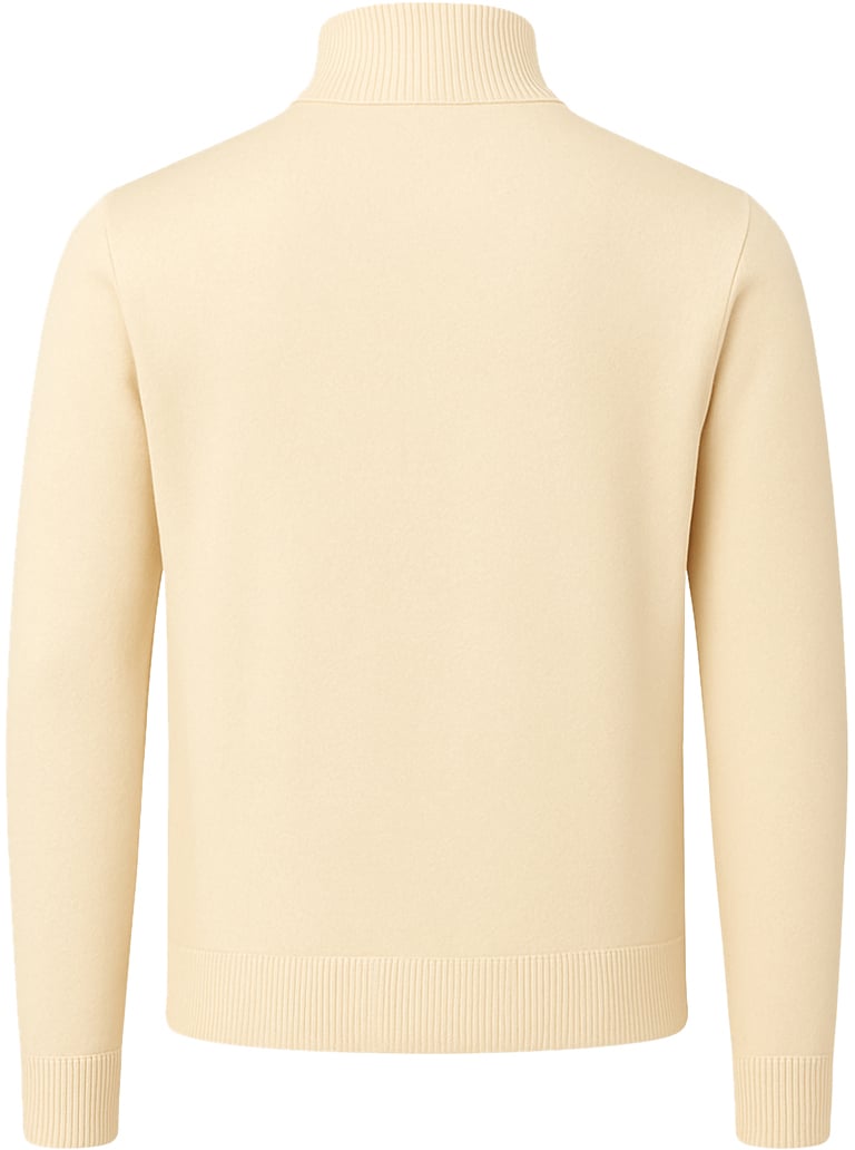 Richesse KNITTED ZIPPER VEST SOFT SAND Divers