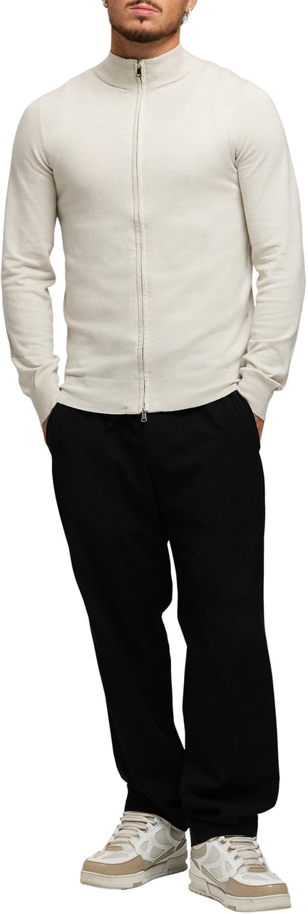 Richesse KNITTED ZIPPER VEST SOFT SAND Divers