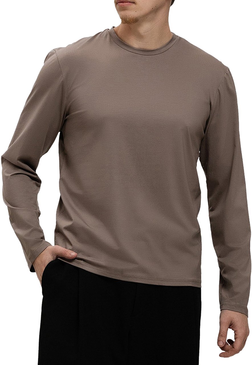 Richesse SHINY ESSENTIAL LONGSLEEVE SOFT SAND Beige