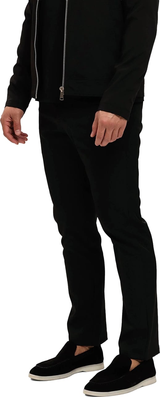 Richesse ESSENTIALS SMARTS PANTS BLACK Zwart