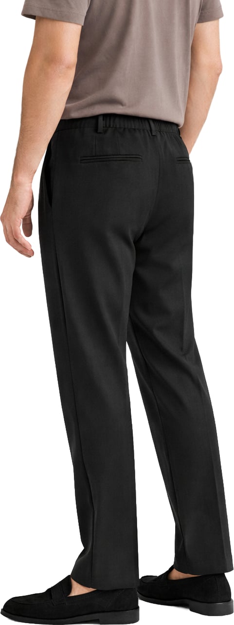 Richesse ESSENTIALS SMARTS PANTS BLACK Zwart