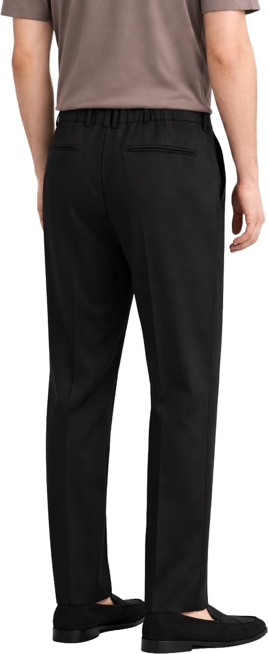 Richesse CORE STRAIGHT PANTS BLACK Zwart