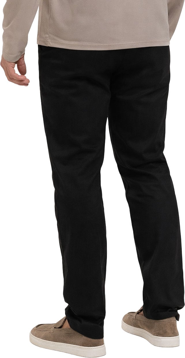 Richesse CORE STRAIGHT PANTS BLACK Zwart