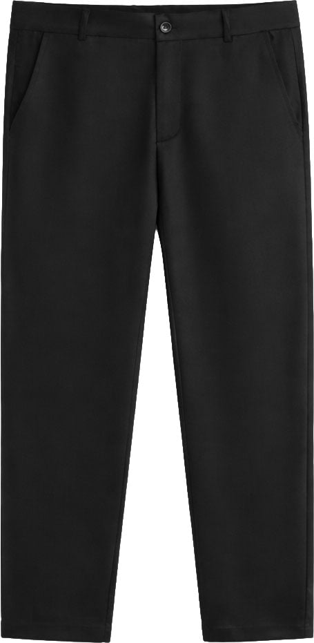 Richesse CORE STRAIGHT PANTS BLACK Zwart