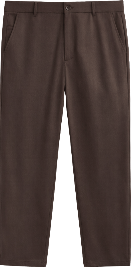 Richesse CORE STRAIGHT PANTS BROWN Bruin