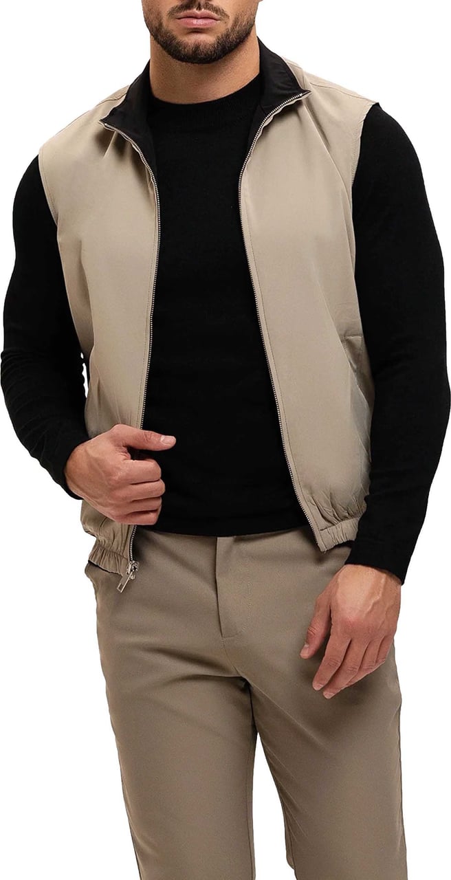 Richesse CORE BODYWARMER BLACK Zwart