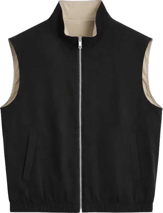 Richesse CORE BODYWARMER BLACK Zwart