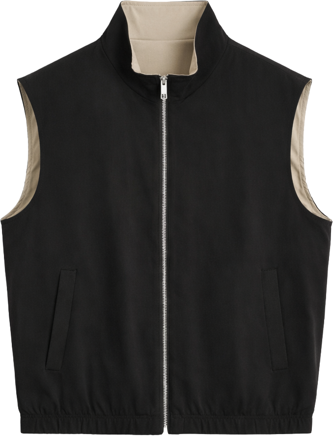 Richesse CORE BODYWARMER BLACK Zwart