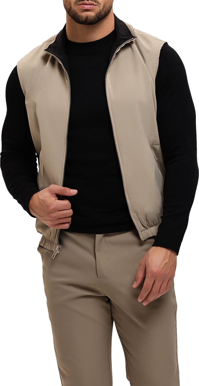 Richesse CORE BODYWARMER BLACK Zwart