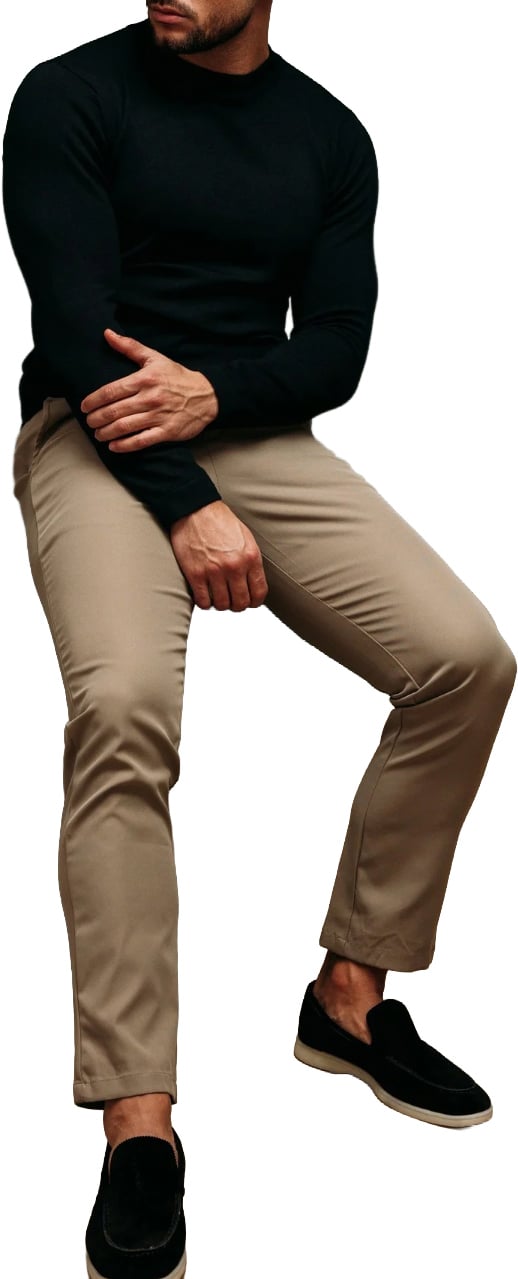 Richesse ESSENTIALS SMARTS PANTS CAMEL Beige