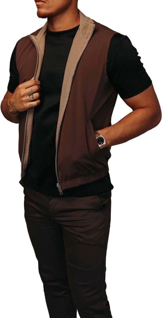 Richesse CORE BODYWARMER BEIGE BROWN Bruin