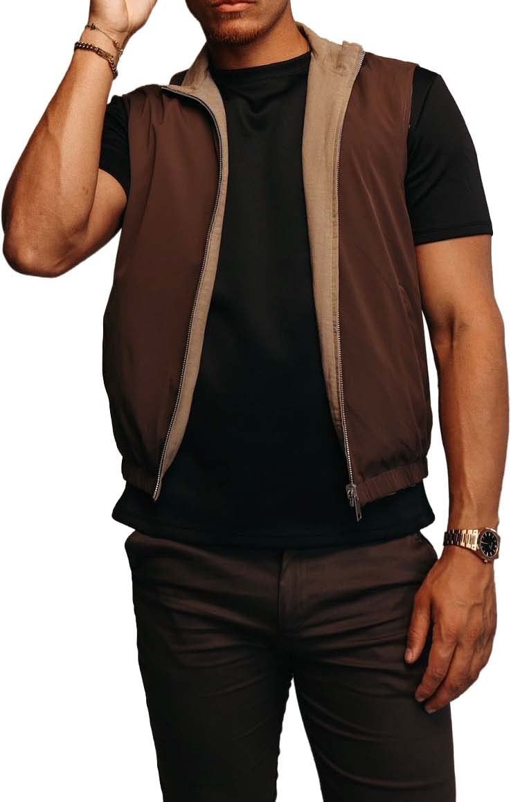 Richesse CORE BODYWARMER BEIGE BROWN Bruin