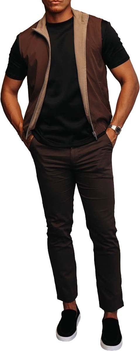 Richesse CORE BODYWARMER BEIGE BROWN Bruin