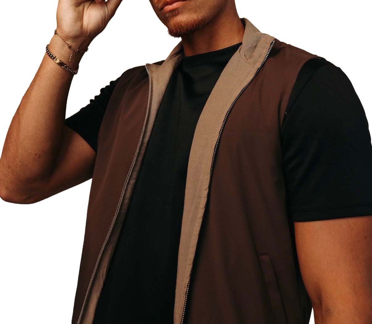 Richesse CORE BODYWARMER BEIGE BROWN Bruin