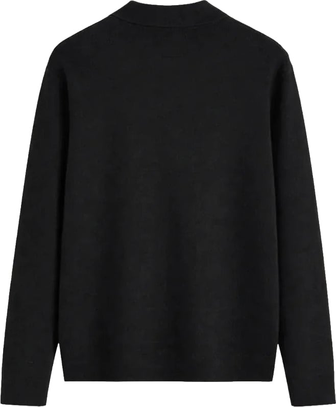 Richesse VALERO KNITTED POLO | BLACK Zwart