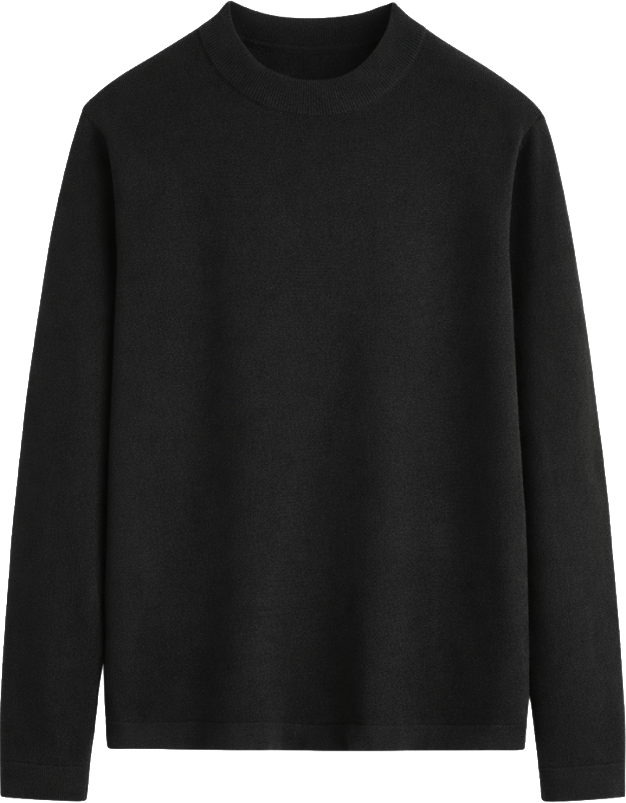 Richesse REYES KNITTED SWEATER | BLACK Zwart