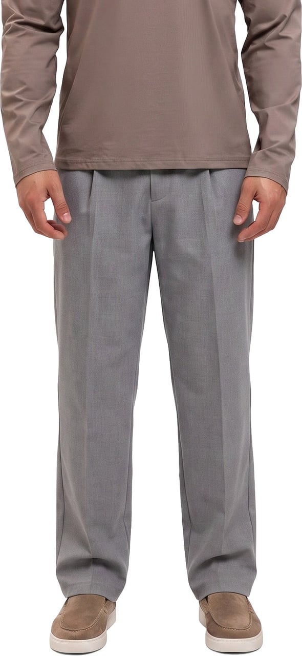 Richesse ROMEO STRAIGHT PANTS | GREY Grijs