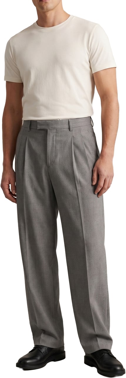Richesse ROMEO STRAIGHT PANTS | GREY Grijs