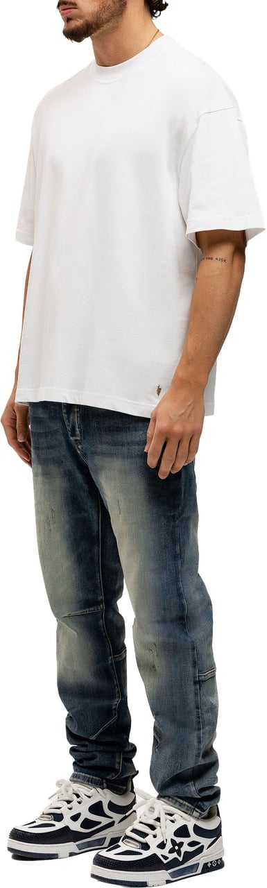 Richesse BULLET WASHED BLUE BAGGY JEANS Divers