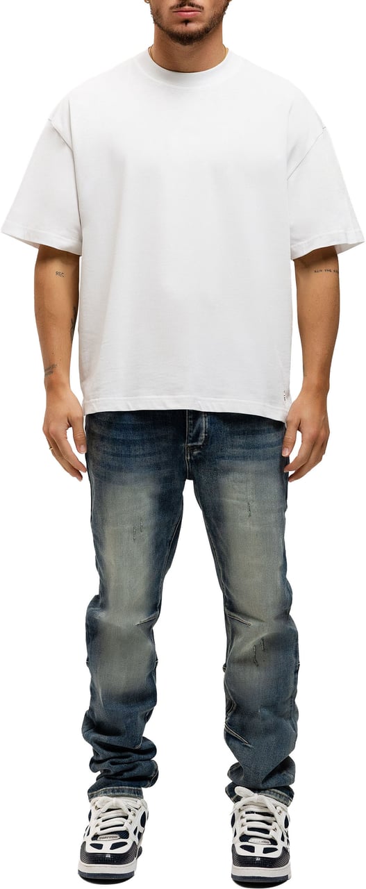 Richesse BULLET WASHED BLUE BAGGY JEANS Divers