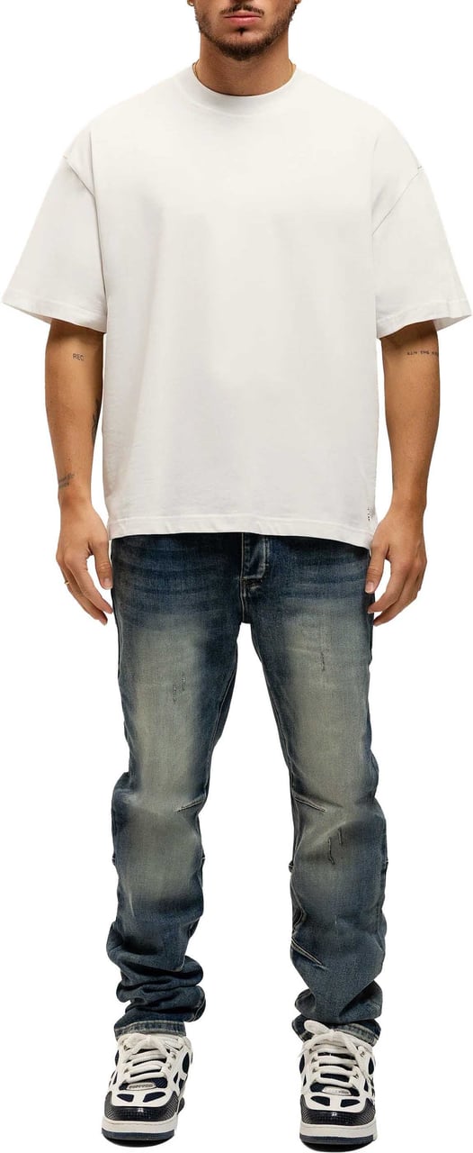 Richesse BULLET WASHED BLUE BAGGY JEANS Divers