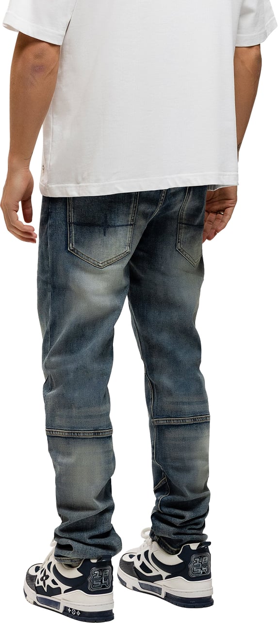 Richesse BULLET WASHED BLUE BAGGY JEANS Divers