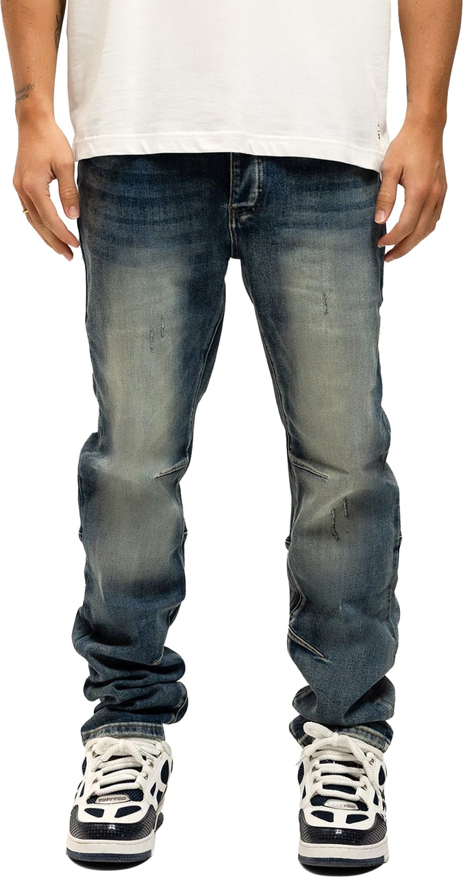 Richesse BULLET WASHED BLUE BAGGY JEANS Divers