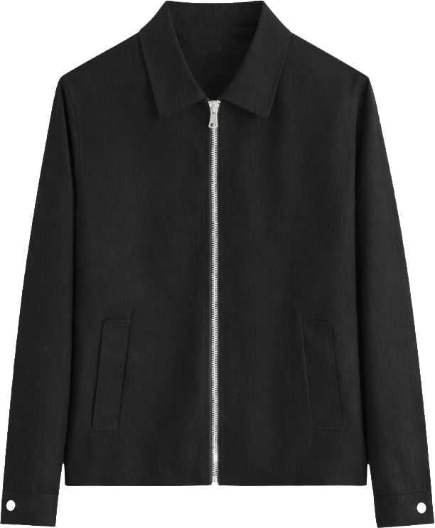 Richesse ESSENTIAL ZIP JACKET | BLACK Divers