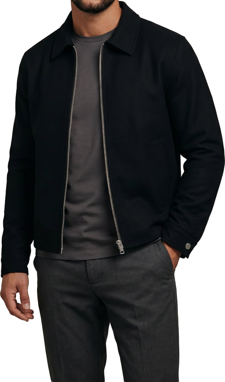 Richesse ESSENTIAL ZIP JACKET | BLACK Divers