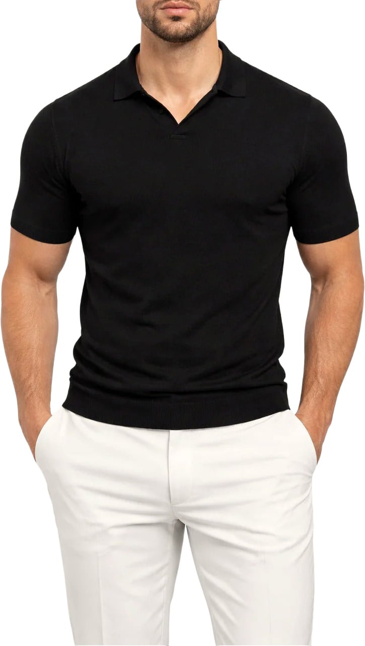 Richesse CORE POLO BLACK Zwart