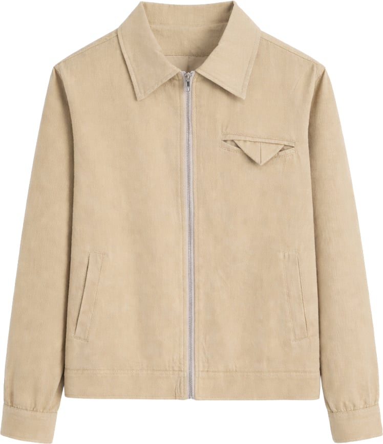 Richesse VALERMO ZIP JACKET | BEIGE Beige