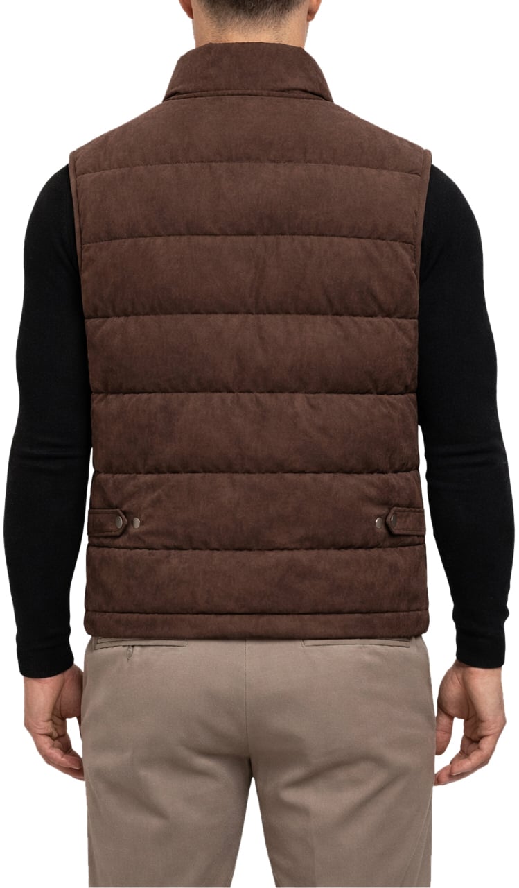 Richesse BASE BODYWARMER BROWN Bruin