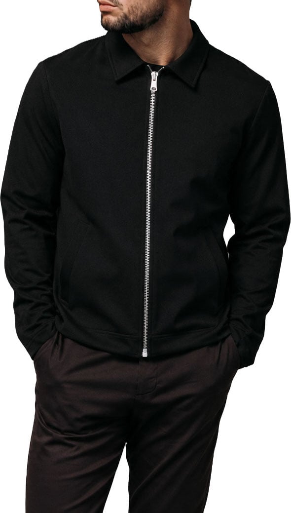 Richesse CORE ZIP JACKET | BLACK Zwart