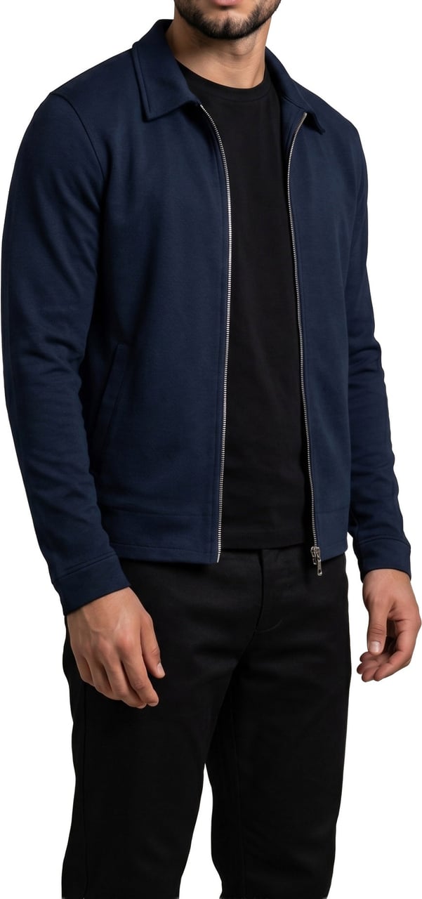 Richesse CORE ZIP JACKET | NAVY Blauw