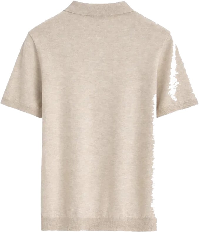 Richesse KNIT POLO | CREME Beige