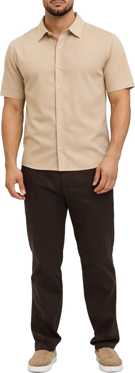 Richesse COMO MATTE SHIRT | CREME Beige