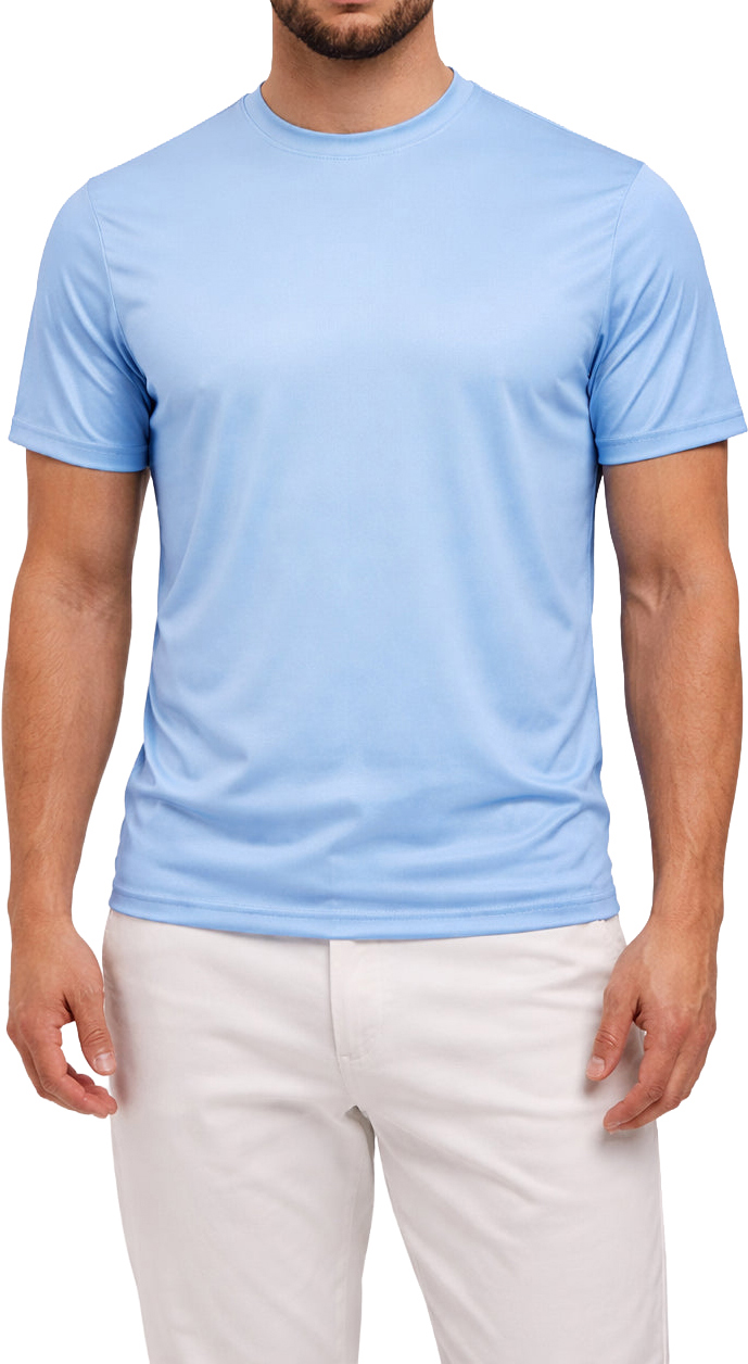 Richesse SHINY ESSENTIAL SHIRT SKY BLUE Blauw